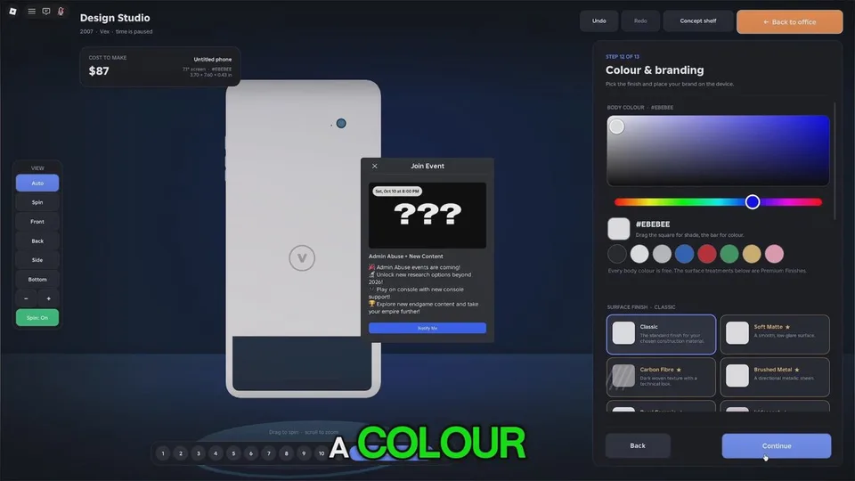 [UPD] 📱 Build a Phone Empire Traits